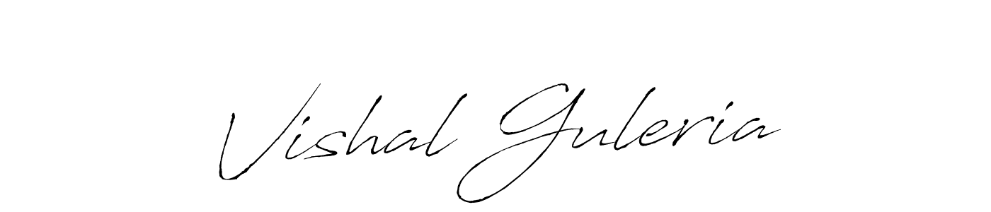 How to make Vishal Guleria signature? Antro_Vectra is a professional autograph style. Create handwritten signature for Vishal Guleria name. Vishal Guleria signature style 6 images and pictures png