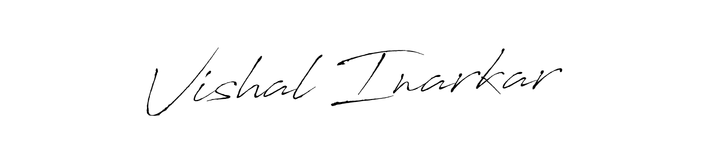 Vishal Inarkar stylish signature style. Best Handwritten Sign (Antro_Vectra) for my name. Handwritten Signature Collection Ideas for my name Vishal Inarkar. Vishal Inarkar signature style 6 images and pictures png