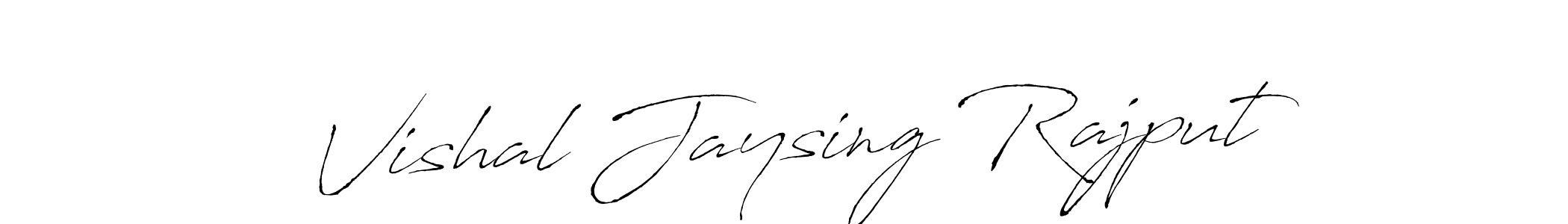 It looks lik you need a new signature style for name Vishal Jaysing Rajput. Design unique handwritten (Antro_Vectra) signature with our free signature maker in just a few clicks. Vishal Jaysing Rajput signature style 6 images and pictures png