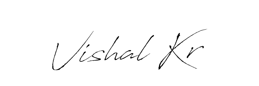 Similarly Antro_Vectra is the best handwritten signature design. Signature creator online .You can use it as an online autograph creator for name Vishal Kr. Vishal Kr signature style 6 images and pictures png