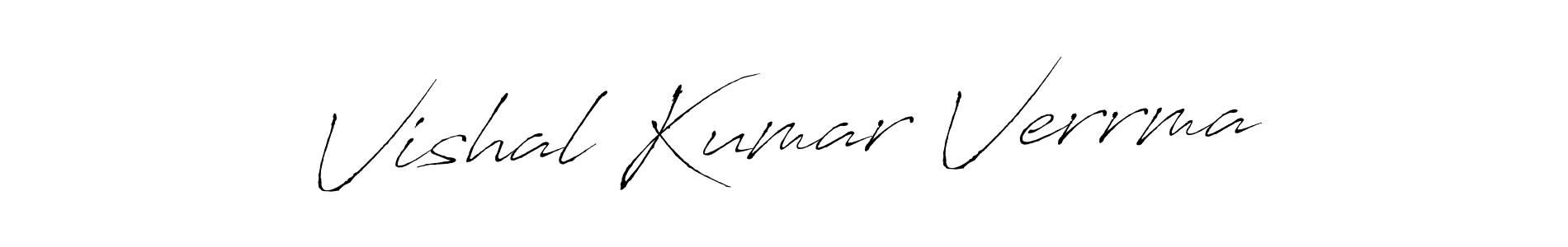 Also we have Vishal Kumar Verrma name is the best signature style. Create professional handwritten signature collection using Antro_Vectra autograph style. Vishal Kumar Verrma signature style 6 images and pictures png
