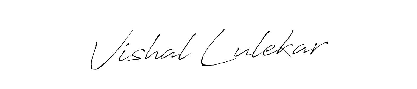 if you are searching for the best signature style for your name Vishal Lulekar. so please give up your signature search. here we have designed multiple signature styles  using Antro_Vectra. Vishal Lulekar signature style 6 images and pictures png