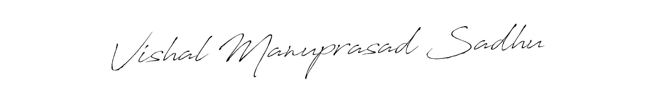 Use a signature maker to create a handwritten signature online. With this signature software, you can design (Antro_Vectra) your own signature for name Vishal Manuprasad Sadhu. Vishal Manuprasad Sadhu signature style 6 images and pictures png