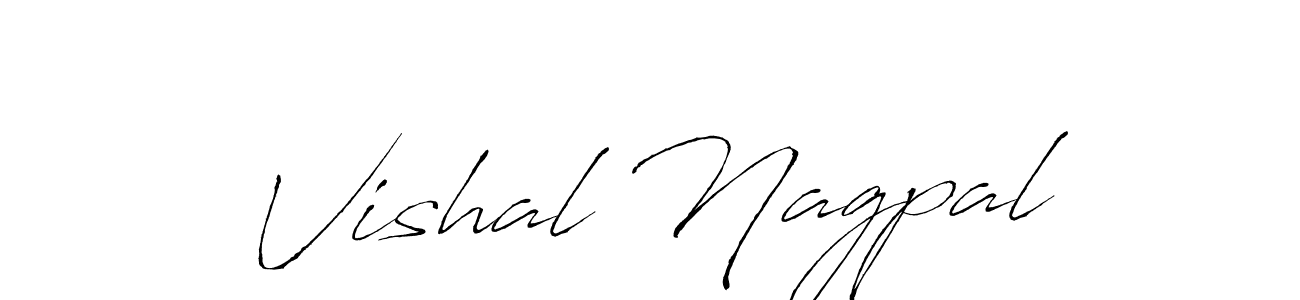 Make a beautiful signature design for name Vishal Nagpal. With this signature (Antro_Vectra) style, you can create a handwritten signature for free. Vishal Nagpal signature style 6 images and pictures png