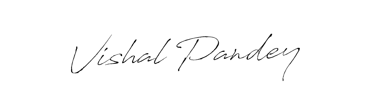 The best way (Antro_Vectra) to make a short signature is to pick only two or three words in your name. The name Vishal Pandey include a total of six letters. For converting this name. Vishal Pandey signature style 6 images and pictures png