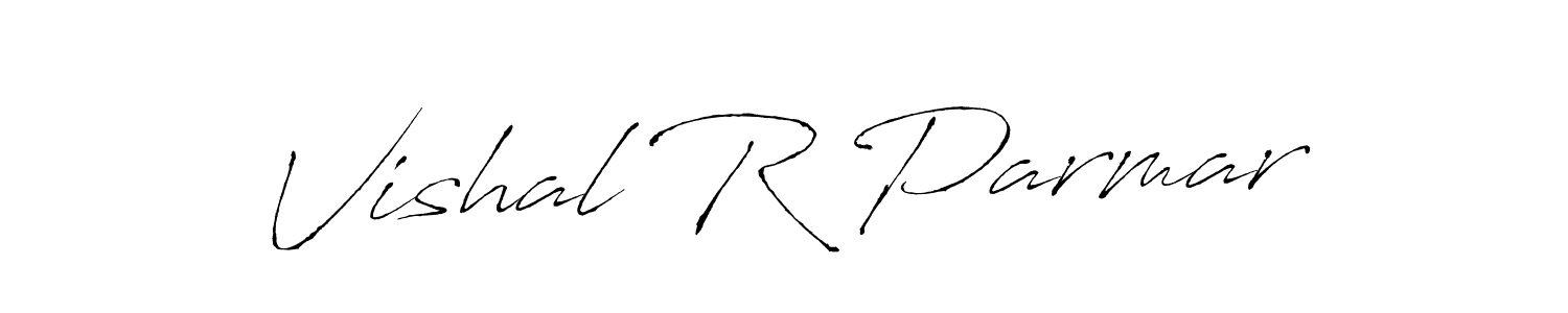 Also we have Vishal R Parmar name is the best signature style. Create professional handwritten signature collection using Antro_Vectra autograph style. Vishal R Parmar signature style 6 images and pictures png