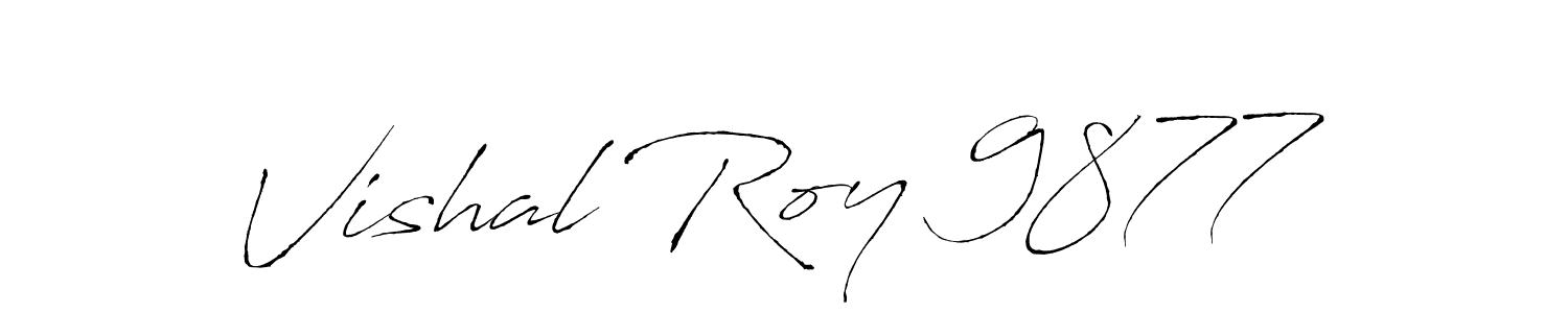 Create a beautiful signature design for name Vishal Roy 9877. With this signature (Antro_Vectra) fonts, you can make a handwritten signature for free. Vishal Roy 9877 signature style 6 images and pictures png