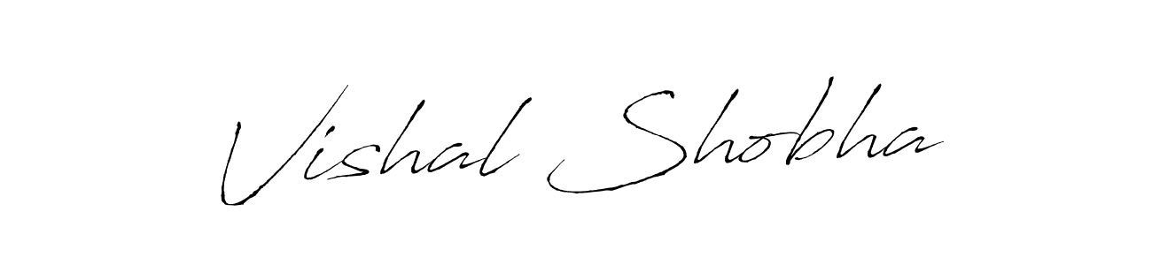 You should practise on your own different ways (Antro_Vectra) to write your name (Vishal Shobha) in signature. don't let someone else do it for you. Vishal Shobha signature style 6 images and pictures png
