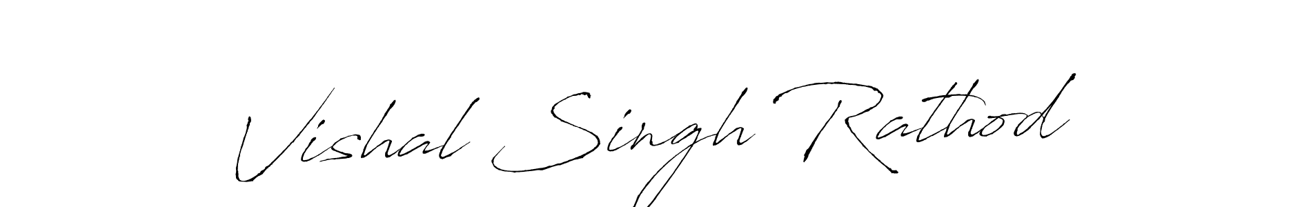 Design your own signature with our free online signature maker. With this signature software, you can create a handwritten (Antro_Vectra) signature for name Vishal Singh Rathod. Vishal Singh Rathod signature style 6 images and pictures png