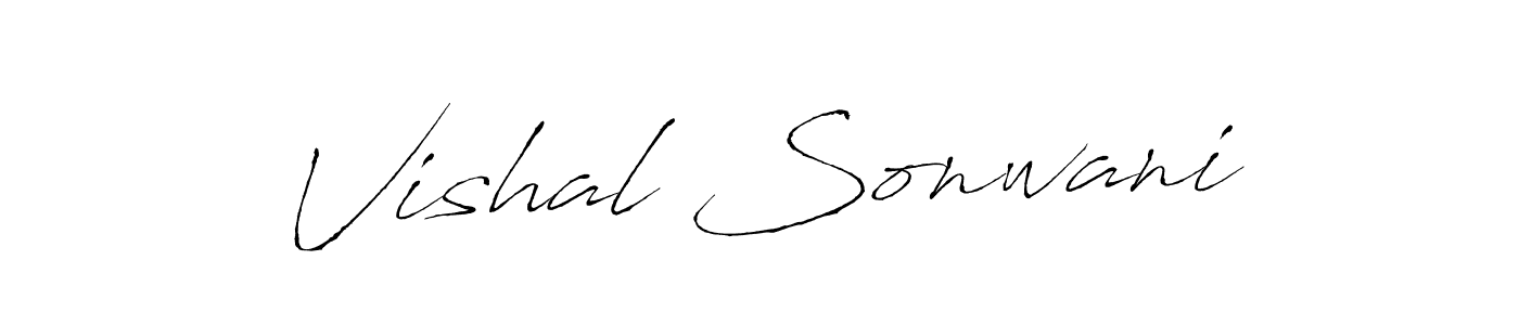 The best way (Antro_Vectra) to make a short signature is to pick only two or three words in your name. The name Vishal Sonwani include a total of six letters. For converting this name. Vishal Sonwani signature style 6 images and pictures png