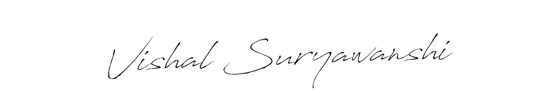 Use a signature maker to create a handwritten signature online. With this signature software, you can design (Antro_Vectra) your own signature for name Vishal Suryawanshi. Vishal Suryawanshi signature style 6 images and pictures png