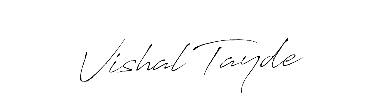 The best way (Antro_Vectra) to make a short signature is to pick only two or three words in your name. The name Vishal Tayde include a total of six letters. For converting this name. Vishal Tayde signature style 6 images and pictures png
