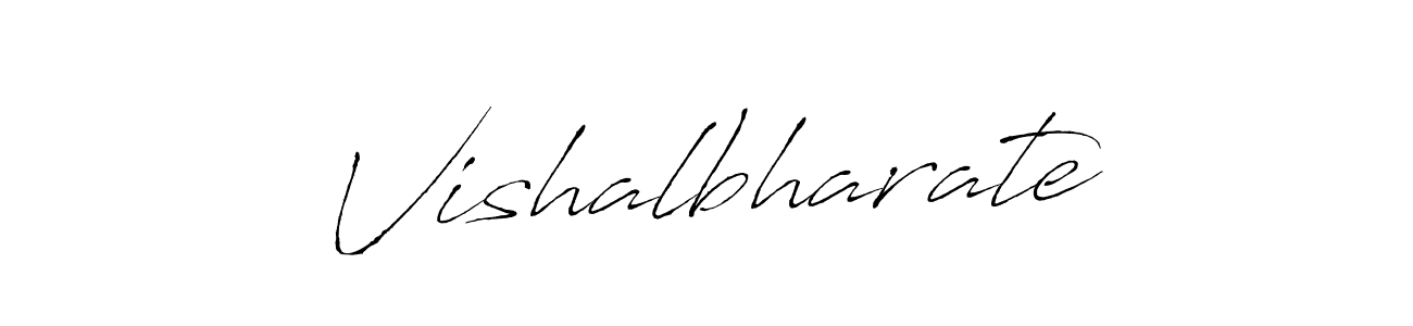 Create a beautiful signature design for name Vishalbharate. With this signature (Antro_Vectra) fonts, you can make a handwritten signature for free. Vishalbharate signature style 6 images and pictures png