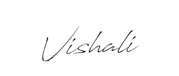 How to make Vishali signature? Antro_Vectra is a professional autograph style. Create handwritten signature for Vishali name. Vishali signature style 6 images and pictures png