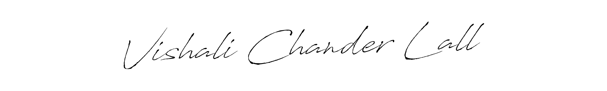 Vishali Chander Lall stylish signature style. Best Handwritten Sign (Antro_Vectra) for my name. Handwritten Signature Collection Ideas for my name Vishali Chander Lall. Vishali Chander Lall signature style 6 images and pictures png