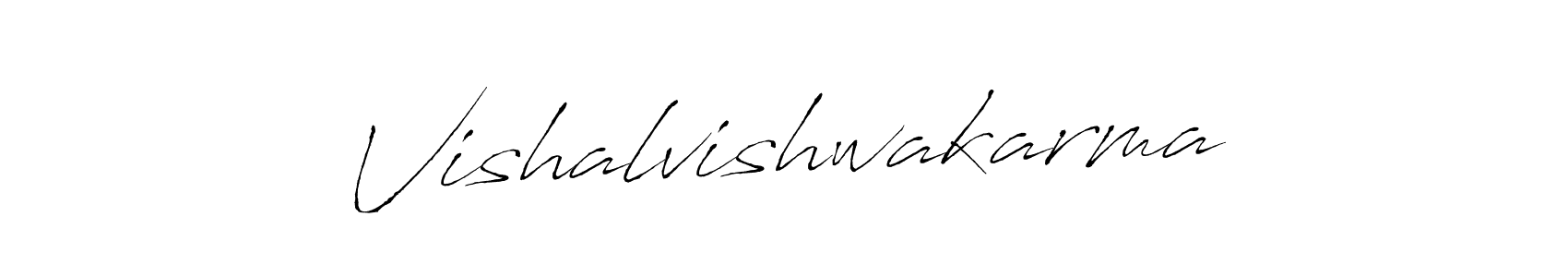 Make a beautiful signature design for name Vishalvishwakarma. With this signature (Antro_Vectra) style, you can create a handwritten signature for free. Vishalvishwakarma signature style 6 images and pictures png