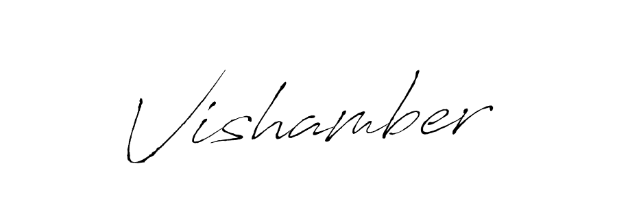 It looks lik you need a new signature style for name Vishamber. Design unique handwritten (Antro_Vectra) signature with our free signature maker in just a few clicks. Vishamber signature style 6 images and pictures png