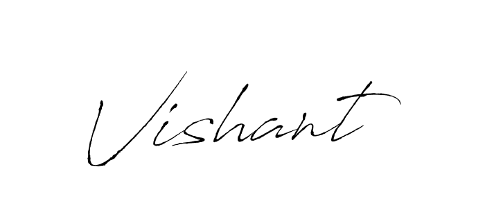 The best way (Antro_Vectra) to make a short signature is to pick only two or three words in your name. The name Vishant include a total of six letters. For converting this name. Vishant signature style 6 images and pictures png