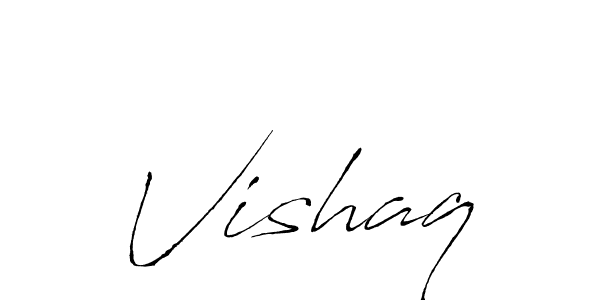 Once you've used our free online signature maker to create your best signature Antro_Vectra style, it's time to enjoy all of the benefits that Vishaq name signing documents. Vishaq signature style 6 images and pictures png