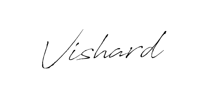 Make a beautiful signature design for name Vishard. Use this online signature maker to create a handwritten signature for free. Vishard signature style 6 images and pictures png