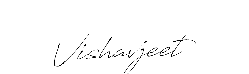 Vishavjeet stylish signature style. Best Handwritten Sign (Antro_Vectra) for my name. Handwritten Signature Collection Ideas for my name Vishavjeet. Vishavjeet signature style 6 images and pictures png