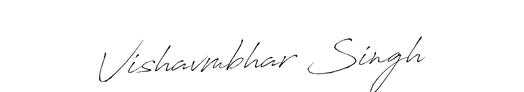 How to make Vishavmbhar Singh signature? Antro_Vectra is a professional autograph style. Create handwritten signature for Vishavmbhar Singh name. Vishavmbhar Singh signature style 6 images and pictures png