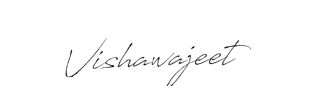 Design your own signature with our free online signature maker. With this signature software, you can create a handwritten (Antro_Vectra) signature for name Vishawajeet. Vishawajeet signature style 6 images and pictures png