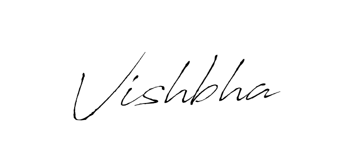 Make a beautiful signature design for name Vishbha. Use this online signature maker to create a handwritten signature for free. Vishbha signature style 6 images and pictures png