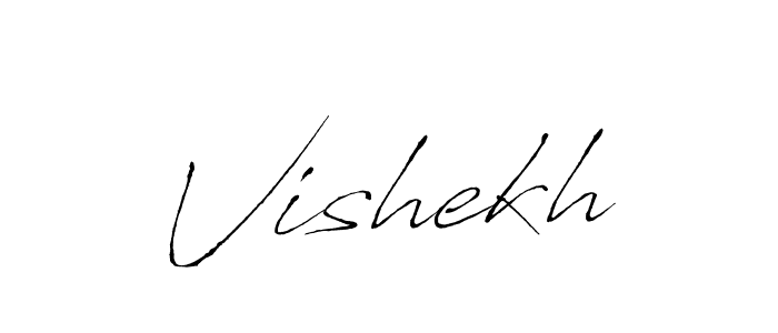 Use a signature maker to create a handwritten signature online. With this signature software, you can design (Antro_Vectra) your own signature for name Vishekh. Vishekh signature style 6 images and pictures png