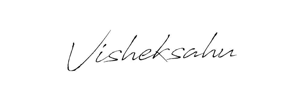 How to make Visheksahu signature? Antro_Vectra is a professional autograph style. Create handwritten signature for Visheksahu name. Visheksahu signature style 6 images and pictures png