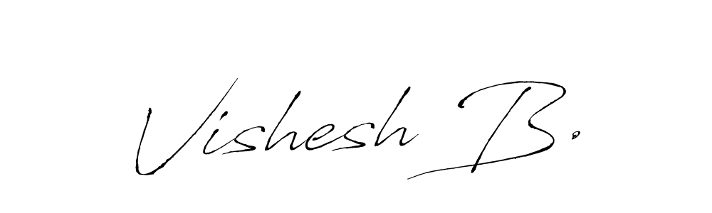 This is the best signature style for the Vishesh B. name. Also you like these signature font (Antro_Vectra). Mix name signature. Vishesh B. signature style 6 images and pictures png