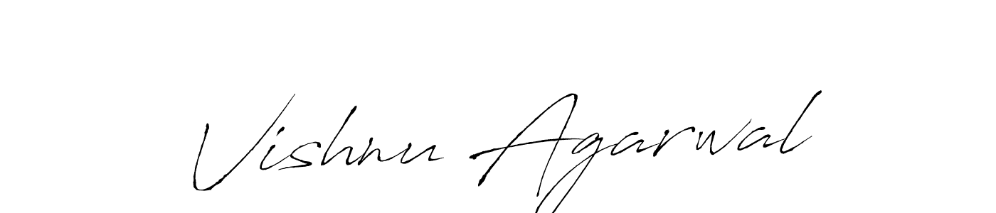 How to make Vishnu Agarwal signature? Antro_Vectra is a professional autograph style. Create handwritten signature for Vishnu Agarwal name. Vishnu Agarwal signature style 6 images and pictures png