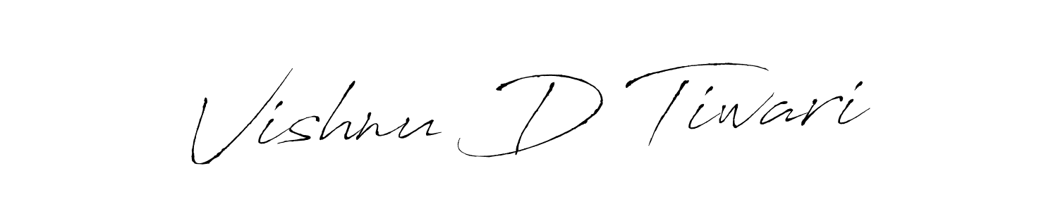 The best way (Antro_Vectra) to make a short signature is to pick only two or three words in your name. The name Vishnu D Tiwari include a total of six letters. For converting this name. Vishnu D Tiwari signature style 6 images and pictures png