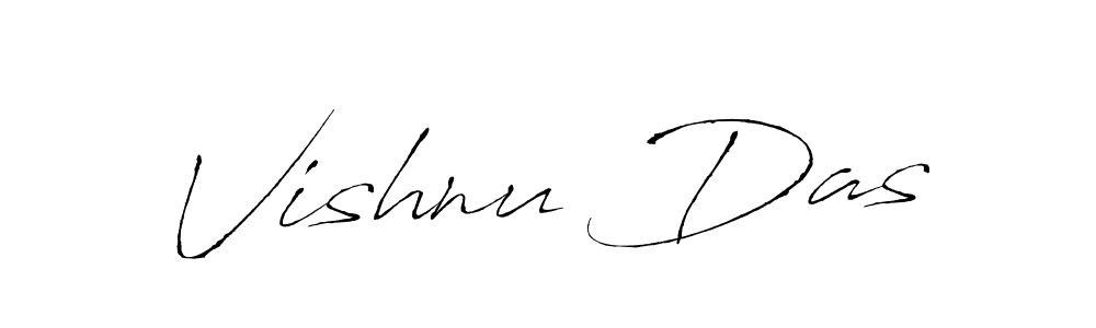 Make a beautiful signature design for name Vishnu Das. With this signature (Antro_Vectra) style, you can create a handwritten signature for free. Vishnu Das signature style 6 images and pictures png