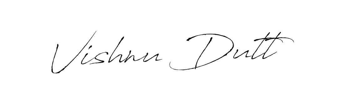 Use a signature maker to create a handwritten signature online. With this signature software, you can design (Antro_Vectra) your own signature for name Vishnu Dutt. Vishnu Dutt signature style 6 images and pictures png