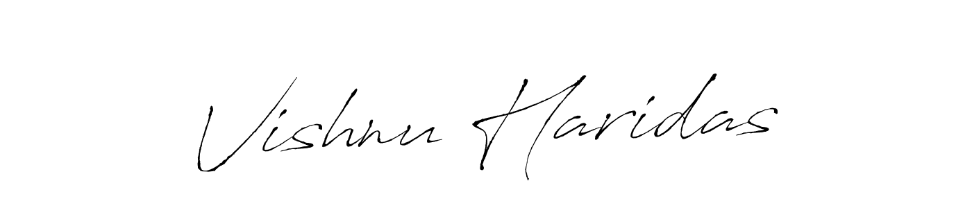 Use a signature maker to create a handwritten signature online. With this signature software, you can design (Antro_Vectra) your own signature for name Vishnu Haridas. Vishnu Haridas signature style 6 images and pictures png