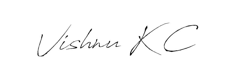 Also we have Vishnu K C name is the best signature style. Create professional handwritten signature collection using Antro_Vectra autograph style. Vishnu K C signature style 6 images and pictures png