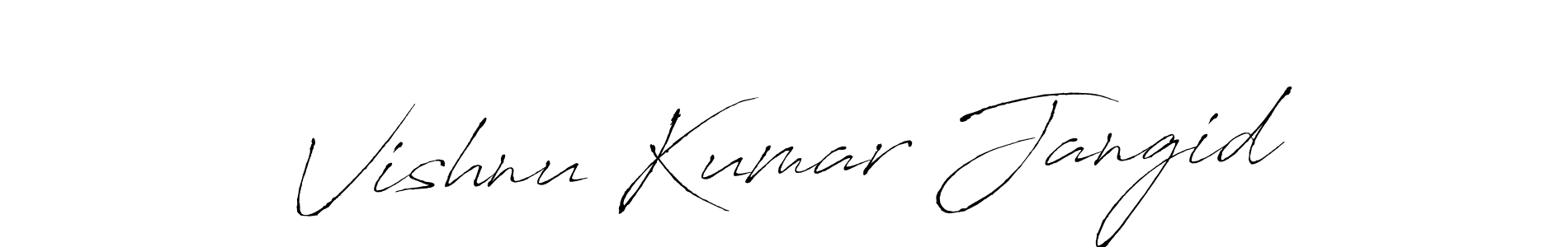 Make a beautiful signature design for name Vishnu Kumar Jangid. Use this online signature maker to create a handwritten signature for free. Vishnu Kumar Jangid signature style 6 images and pictures png