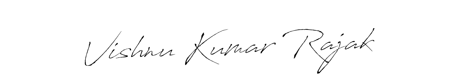 Design your own signature with our free online signature maker. With this signature software, you can create a handwritten (Antro_Vectra) signature for name Vishnu Kumar Rajak. Vishnu Kumar Rajak signature style 6 images and pictures png