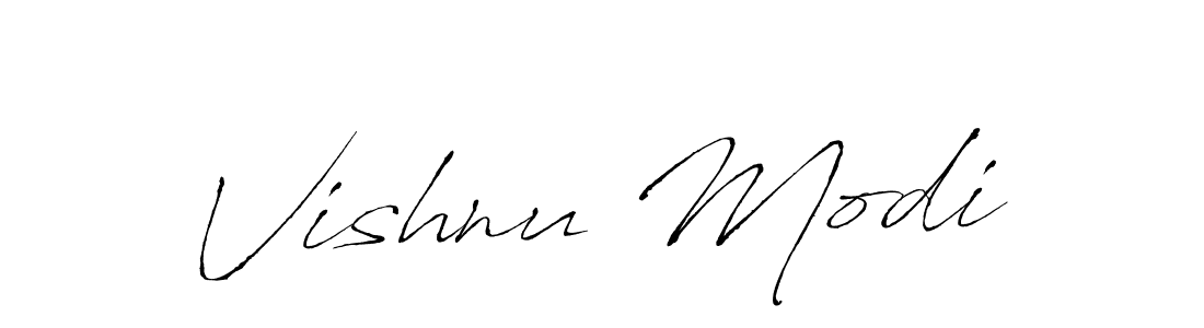 How to make Vishnu Modi signature? Antro_Vectra is a professional autograph style. Create handwritten signature for Vishnu Modi name. Vishnu Modi signature style 6 images and pictures png