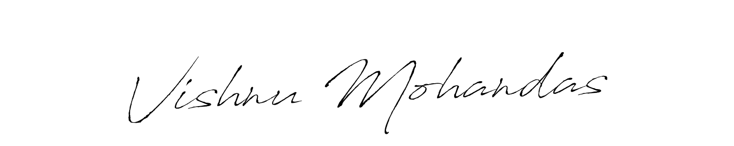 Vishnu Mohandas stylish signature style. Best Handwritten Sign (Antro_Vectra) for my name. Handwritten Signature Collection Ideas for my name Vishnu Mohandas. Vishnu Mohandas signature style 6 images and pictures png