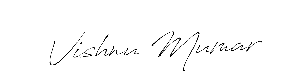 Make a beautiful signature design for name Vishnu Mumar. Use this online signature maker to create a handwritten signature for free. Vishnu Mumar signature style 6 images and pictures png