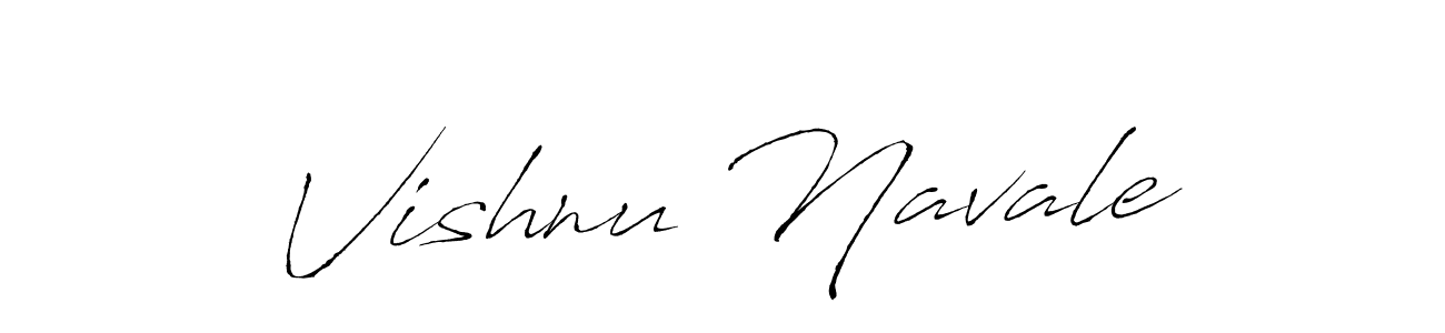 Antro_Vectra is a professional signature style that is perfect for those who want to add a touch of class to their signature. It is also a great choice for those who want to make their signature more unique. Get Vishnu Navale name to fancy signature for free. Vishnu Navale signature style 6 images and pictures png