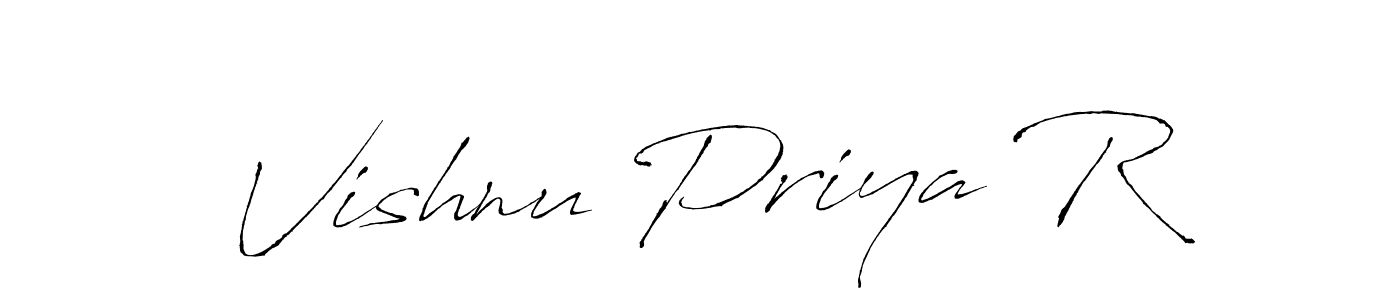 Use a signature maker to create a handwritten signature online. With this signature software, you can design (Antro_Vectra) your own signature for name Vishnu Priya R. Vishnu Priya R signature style 6 images and pictures png