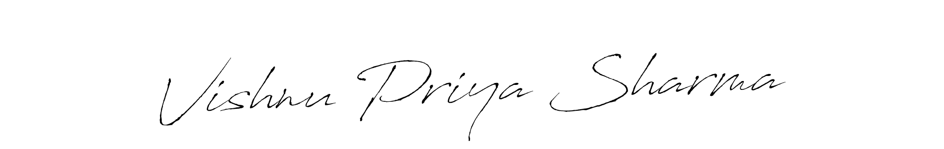 Also You can easily find your signature by using the search form. We will create Vishnu Priya Sharma name handwritten signature images for you free of cost using Antro_Vectra sign style. Vishnu Priya Sharma signature style 6 images and pictures png