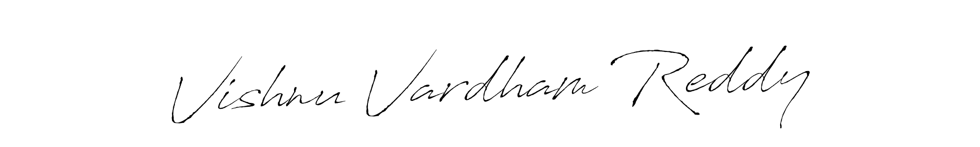 Vishnu Vardham Reddy stylish signature style. Best Handwritten Sign (Antro_Vectra) for my name. Handwritten Signature Collection Ideas for my name Vishnu Vardham Reddy. Vishnu Vardham Reddy signature style 6 images and pictures png