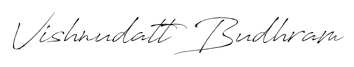 You should practise on your own different ways (Antro_Vectra) to write your name (Vishnudatt Budhram) in signature. Don't let someone else do it for you. Vishnudatt Budhram signature style 6 images and pictures png