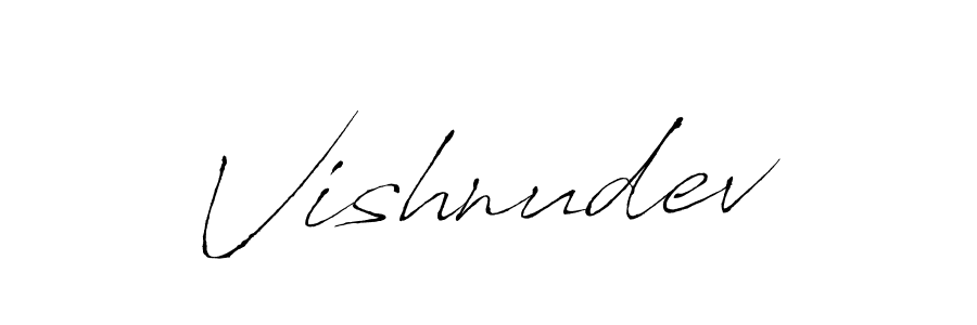 Create a beautiful signature design for name Vishnudev. With this signature (Antro_Vectra) fonts, you can make a handwritten signature for free. Vishnudev signature style 6 images and pictures png