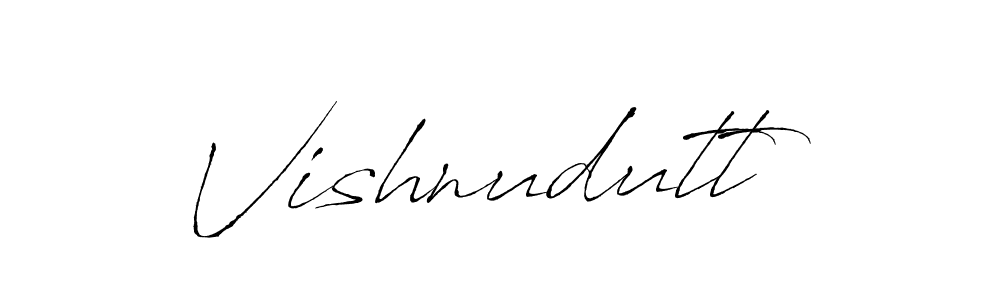 The best way (Antro_Vectra) to make a short signature is to pick only two or three words in your name. The name Vishnudutt include a total of six letters. For converting this name. Vishnudutt signature style 6 images and pictures png