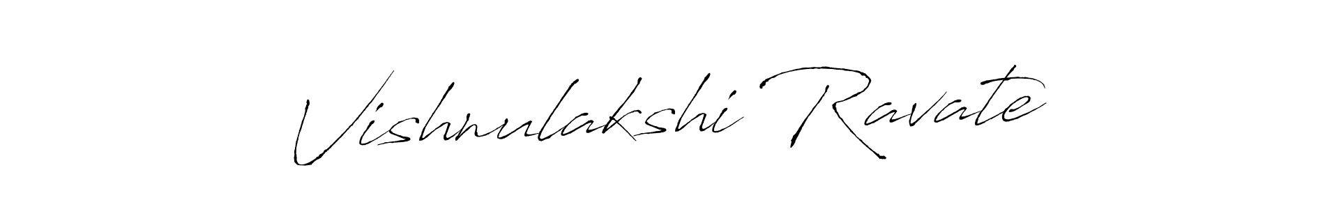 How to make Vishnulakshi Ravate name signature. Use Antro_Vectra style for creating short signs online. This is the latest handwritten sign. Vishnulakshi Ravate signature style 6 images and pictures png
